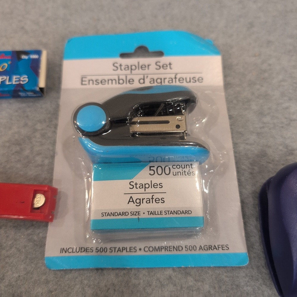 Swingline Stapler Set Lot Mini Stapler and Staple Remover with 500 Staples - Picture 5 of 5